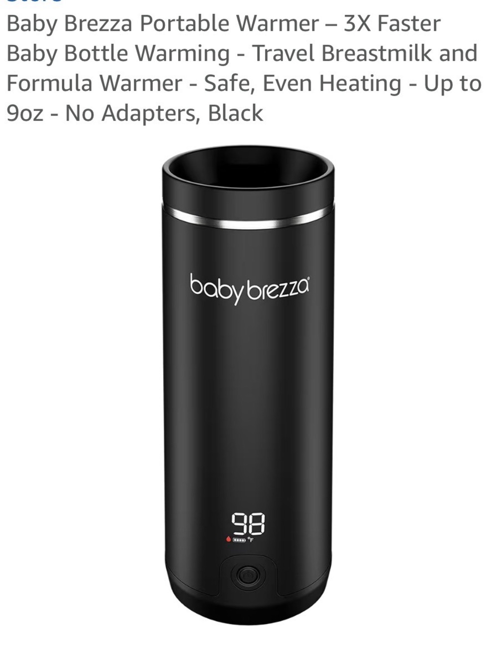 New babybrezza bottle warmer